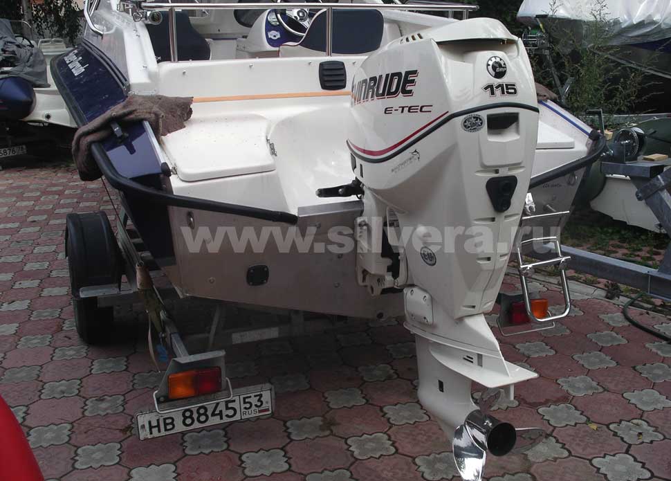 silver dorado 540 +   Evinrude E115 DPL