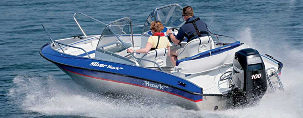 Silver Boats Hawk Dc 540