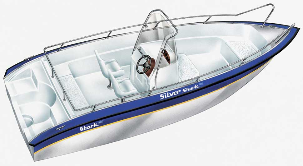 silver shark 580